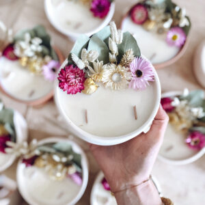 Bougie fleurie - Baies Sauvages